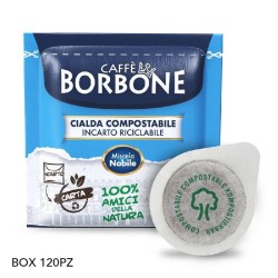 Caffe Borbone Confezione 120 Cialde ESE 44 mm Miscela NOBILE (BLU)