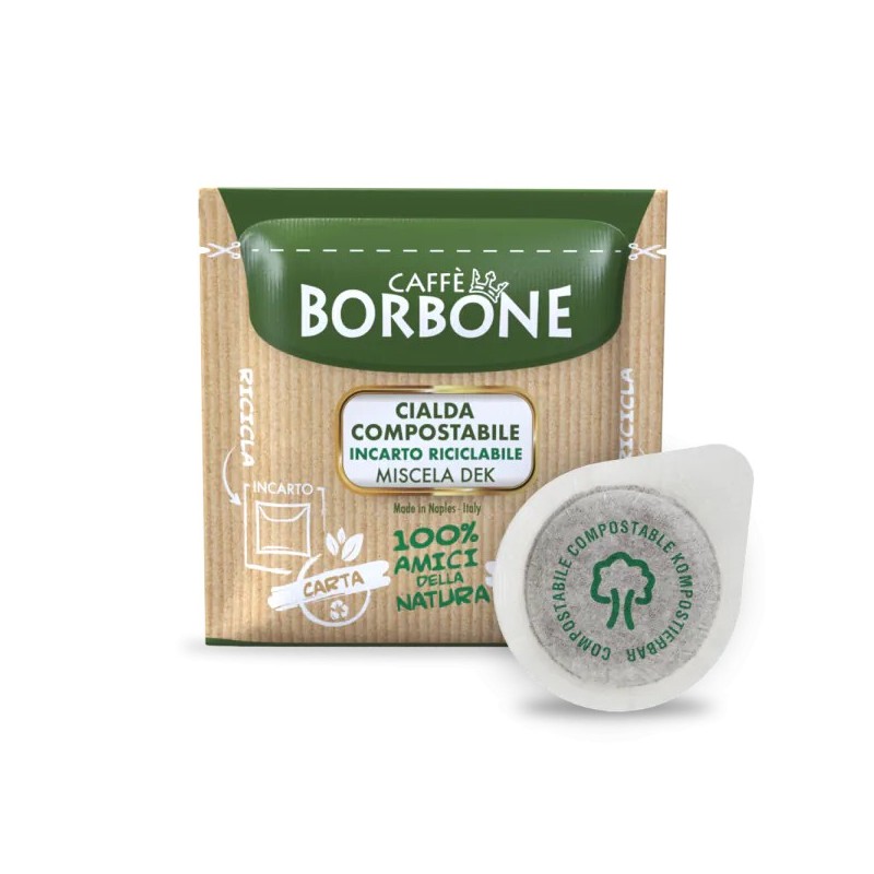 Caffe Borbone Confezione 50 Cialde ESE 44 mm Miscela DEK