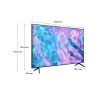 TV LED SAMSUNG UE65CU7172 65" SmartTV Cristal 4K 1.300PQI black