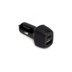 Caricatore da auto con USB e TYPE-C quick charge 3.0 PD max 40w VULTEC