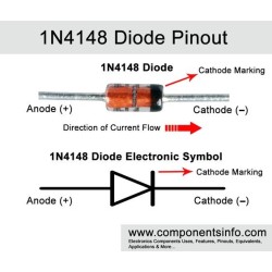 1N4148 Diodo commutazione bassa potenza